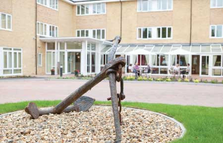 Amherst Court Care Home entrance