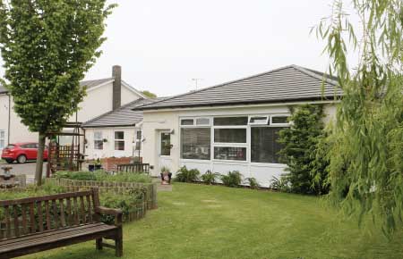 Court Regis Care Home entrance