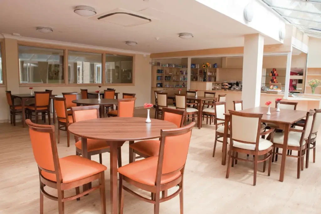Amherst Court cafe area