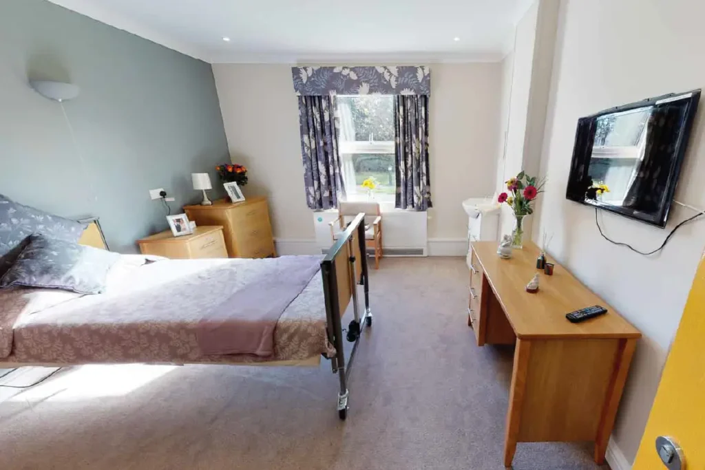 Court Regis Care Home bedroom