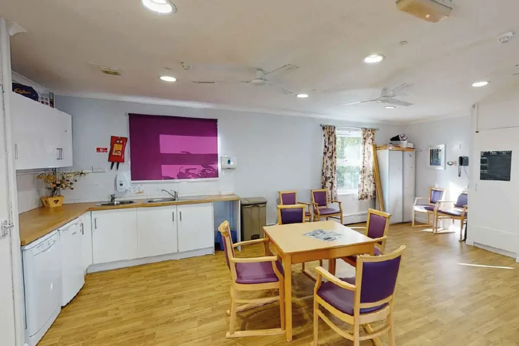 Court Regis Care Home dining area