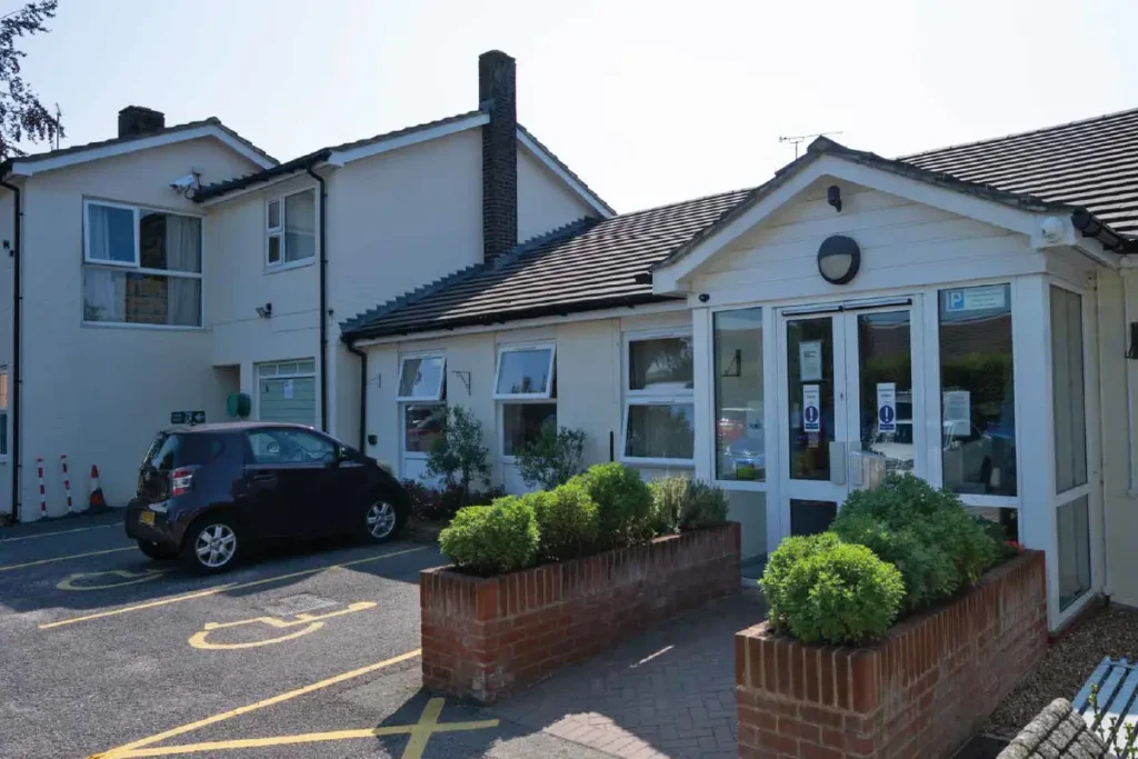 Court Regis Care Home entrance