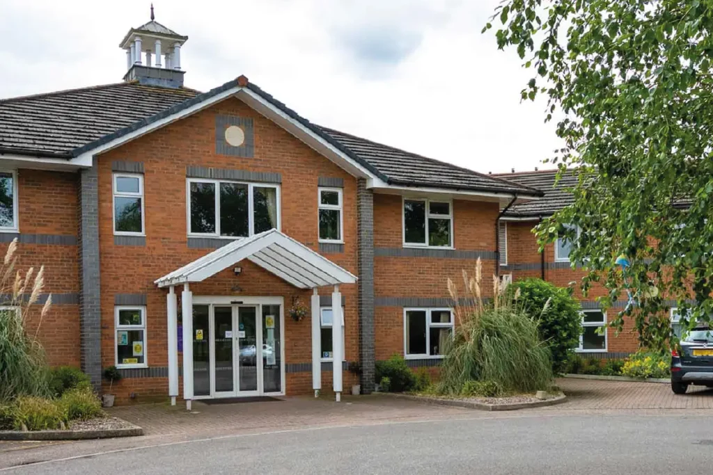 Northbourne Court Care Home entrance