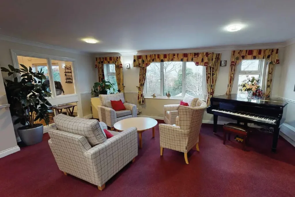 Northbourne Court Care Home lounge area