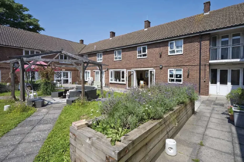 Parkview Care Home garden area