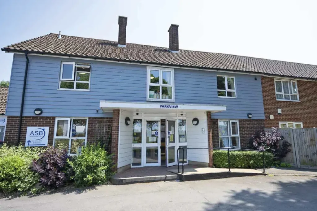 Parkview Care Home entrance