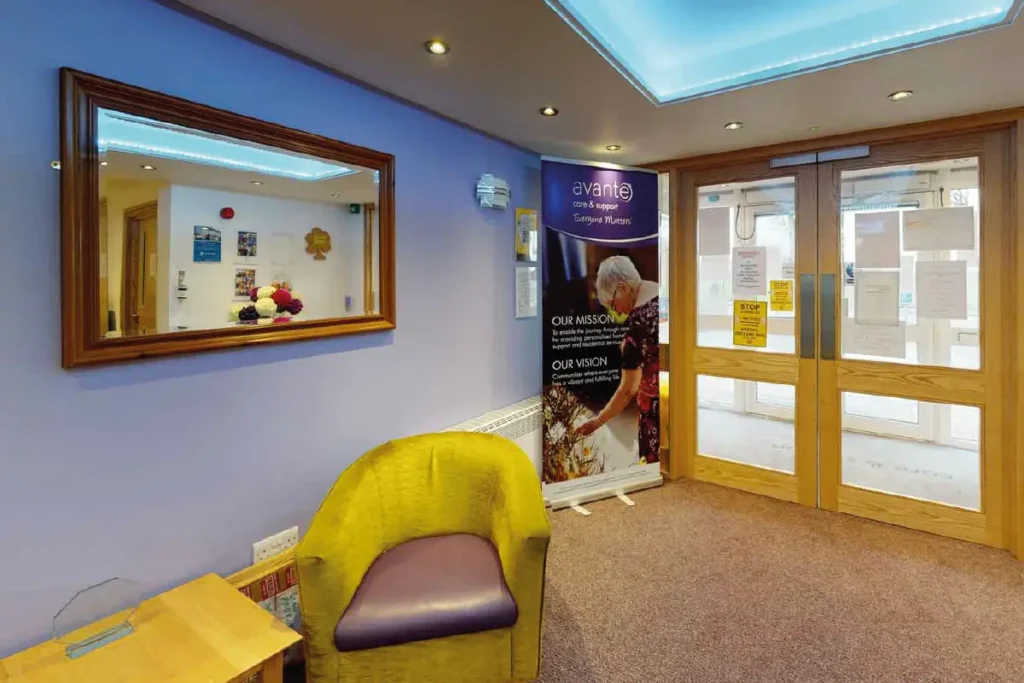 Parkview Care Home reception area
