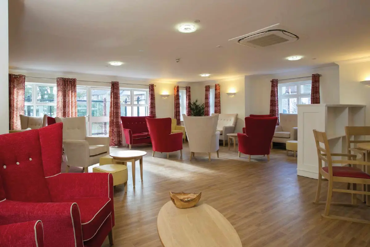 Puddingstone Grange Care Home lounge area