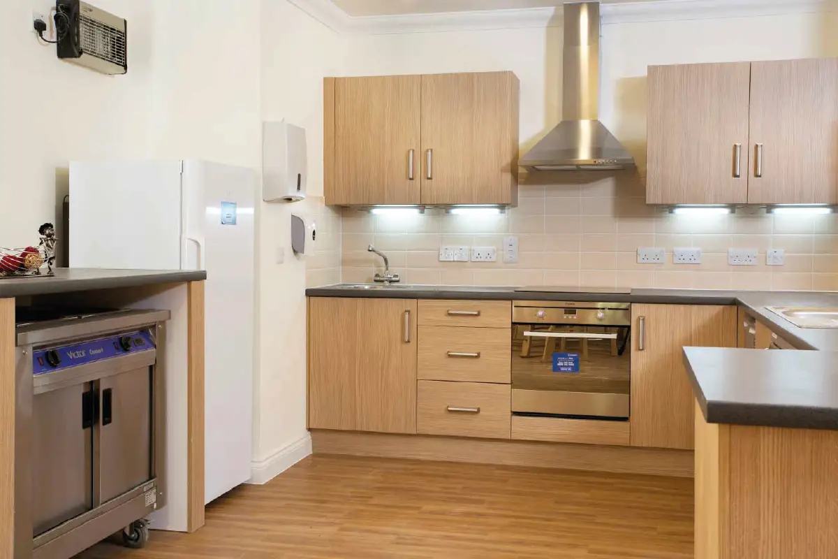 Puddingstone Grange Care Home kitchenette