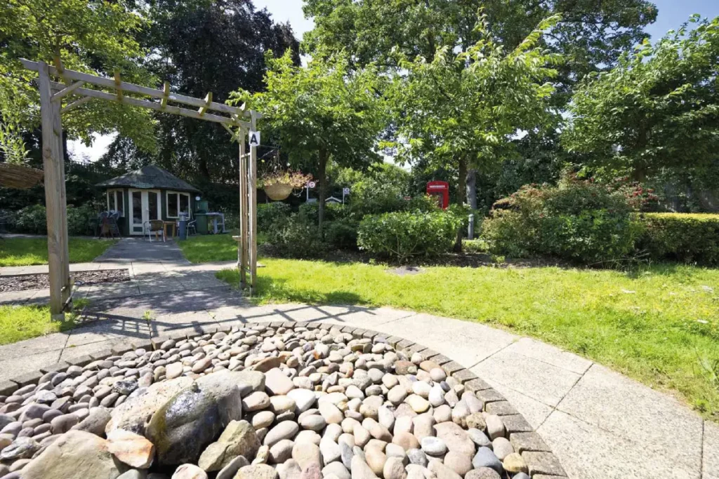 Puddingstone Grange Care Home garden
