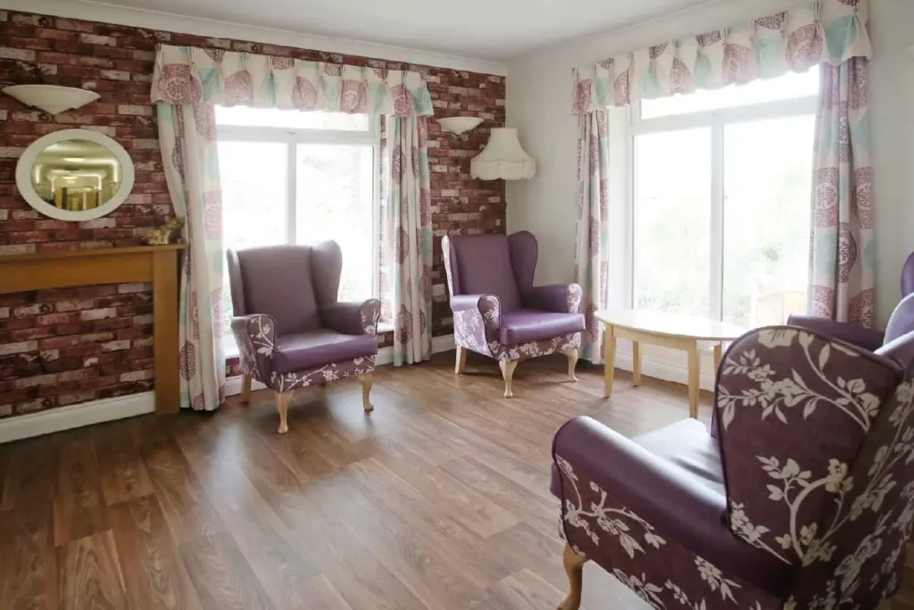 Riverdale Court Care Home lounge area