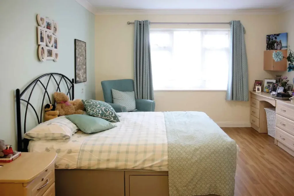 Riverdale Court Care Home bedroom