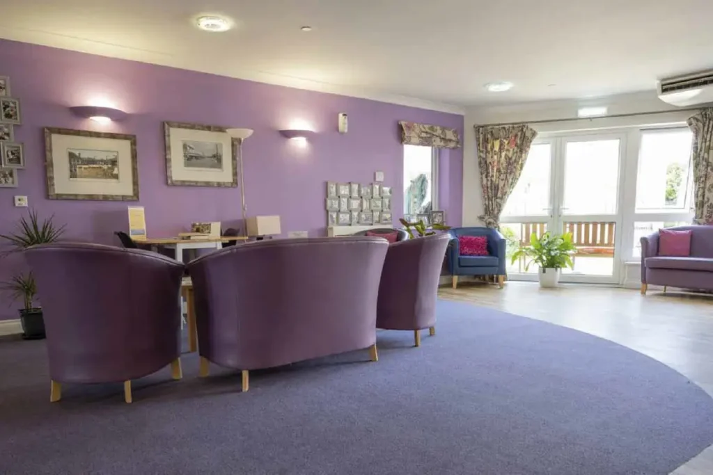 Riverdale Court Care Home lounge area