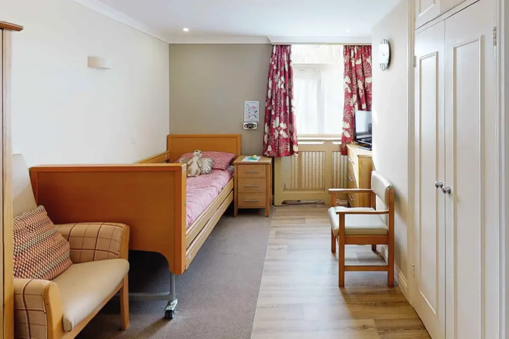 Weybourne care home bedroom