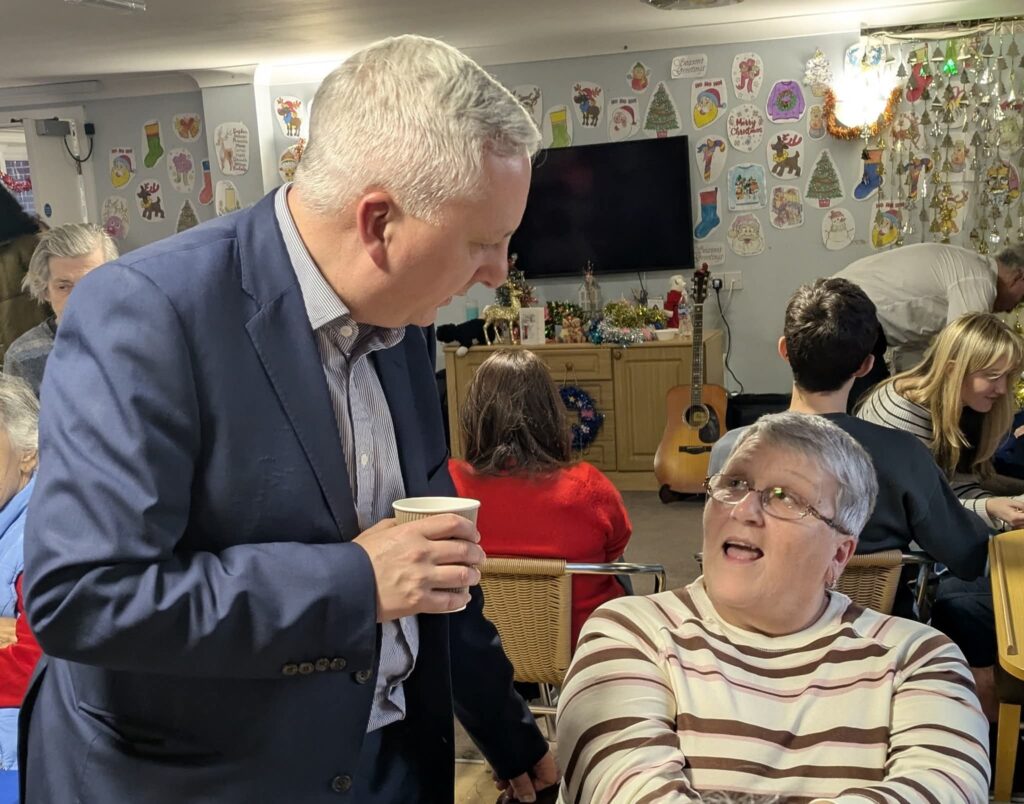 Local MP Daniel Francis, champions community connection with visits to Parkview Care Home