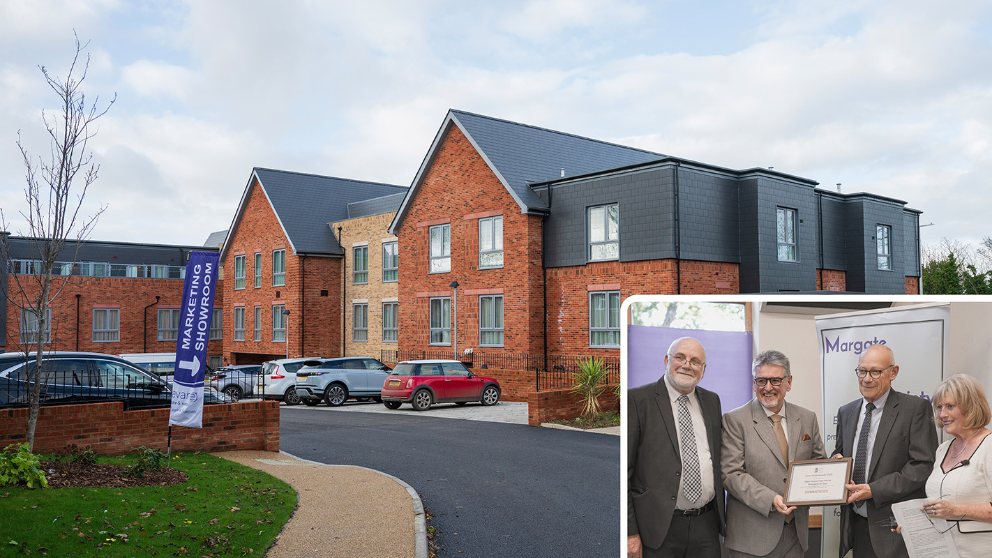 Wain House Care Home Win Town Award